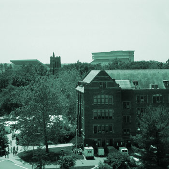MSU campus buildings.